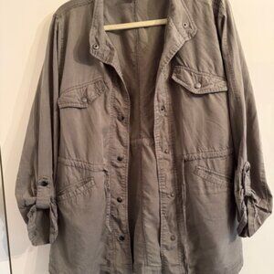 Faded Glory, khaki light jacket, size 12